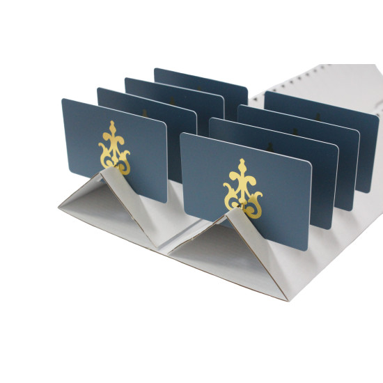 Cardboard Name Badge Display Tray